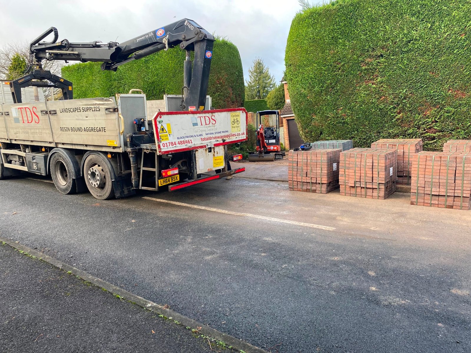 Driveway in progress